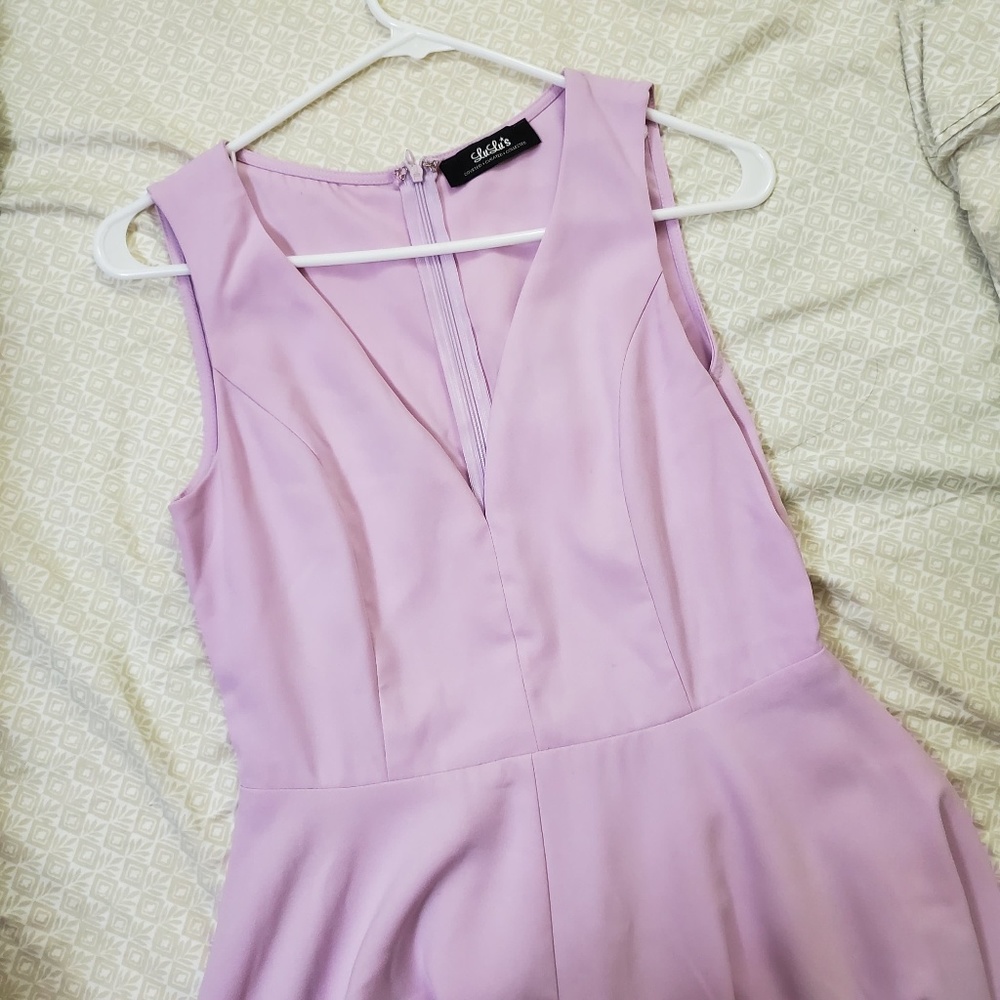 Lulu's Lavender Romantic Midi Dress